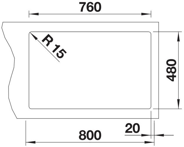 Мойка BLANCO LEGRA 8 SIlgranit кофе, чаша слева (preview 4)