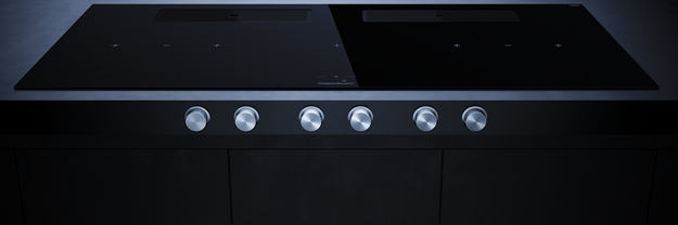 Индукционная варочная поверхность с вытяжкой Kuppersbusch KMI 12850.0 SR-E Black Chrome (preview 2)