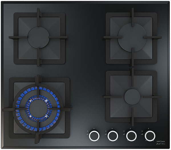 Газовая варочная поверхность KRONA CALORE 60 BL (preview 1)