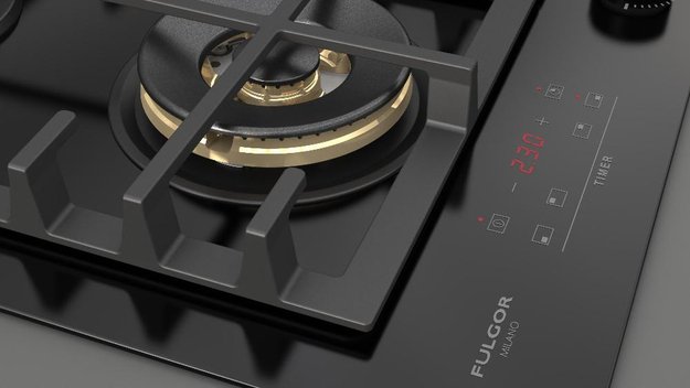 Газовая варочная панель Fulgor Milano FCLH 604 G T WK BK (preview 8)