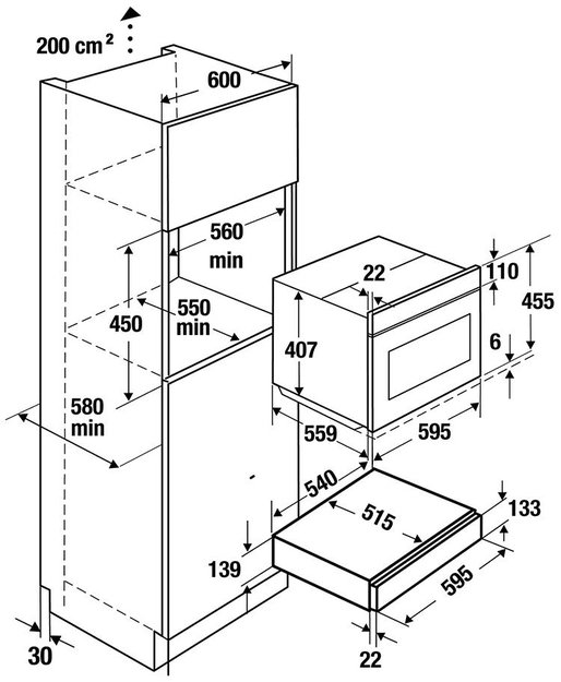Выдвижной ящик Kuppersbusch CSZ 6800.0 G2 Black Chrome (preview 2)