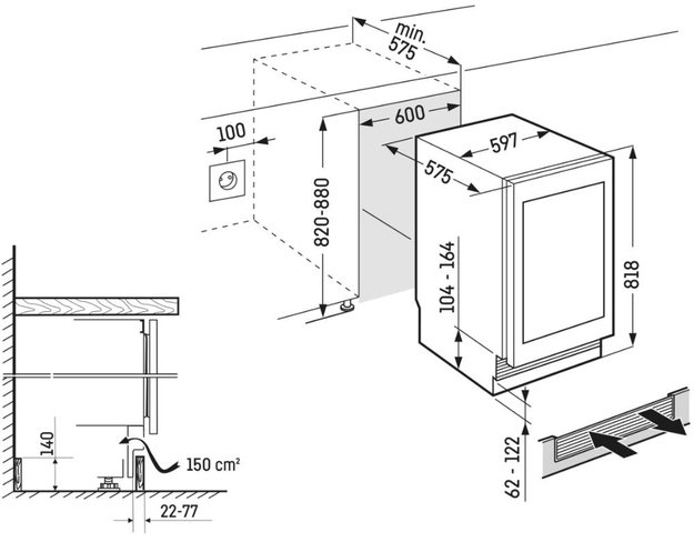 Встраиваемый винный шкаф Liebherr UWgbi 3682 Vinidor Selection (preview 5)