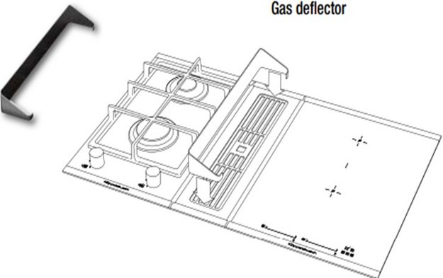 Газовый дефлектор для комбинирования Kuppersbusch ZKM 8053 (фото 1) Газовый дефлектор для комбинирования Kuppersbusch ZKM 8053 (preview 1)