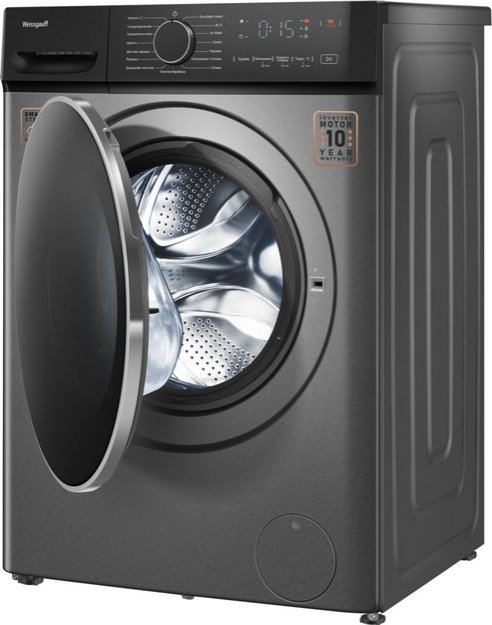 Стиральная машина Weissgauff WMD 4828 Inverter Steam Grey (preview 5)