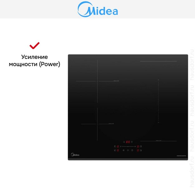 Варочная панель индукционная Midea MIH65783F (preview 10)