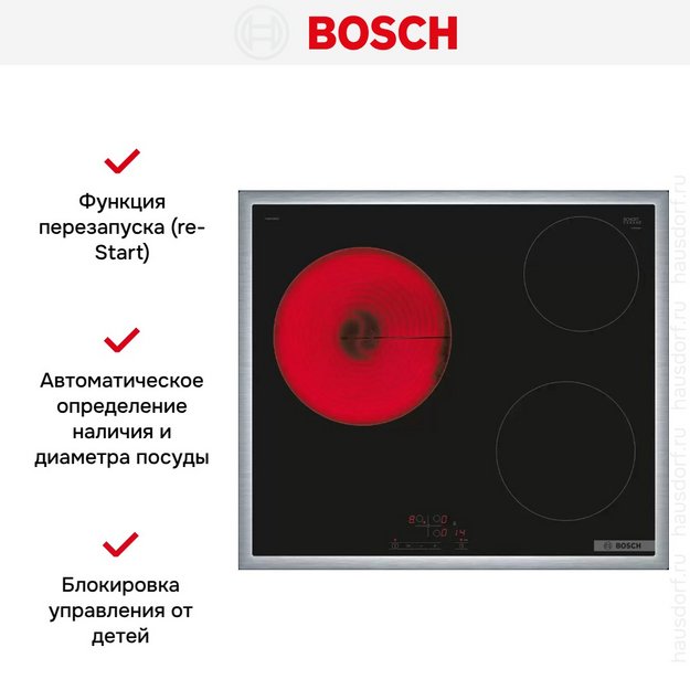 Электрическая варочная панель Bosch PKM645BB2E (preview 5)