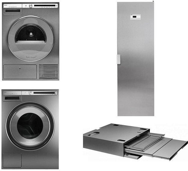 Asko Logic 22 (стиральная машина W4086C.T/3 + сушильная машина T408HD.T.P + сушильный шкаф DC7784 V.S + выдвижная полка HDB1153T) (preview 1)