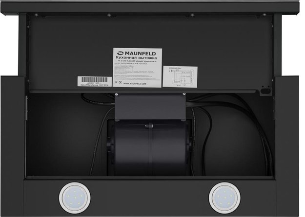 Встраиваемая кухонная вытяжка MAUNFELD VS Fast Glass 60 черный (preview 3)