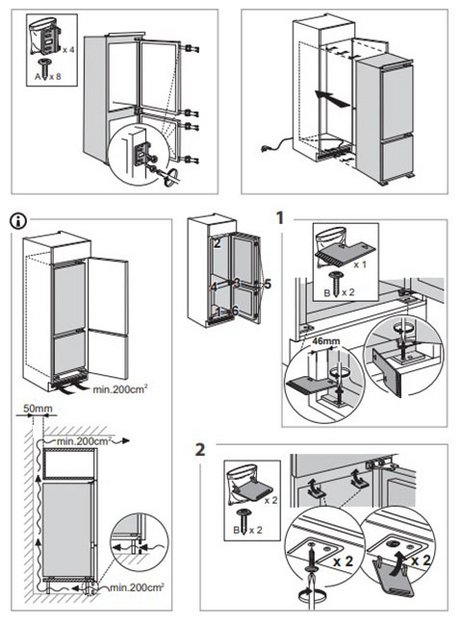 Встраиваемый холодильник Franke FCB 320 TNF NE E (preview 4)