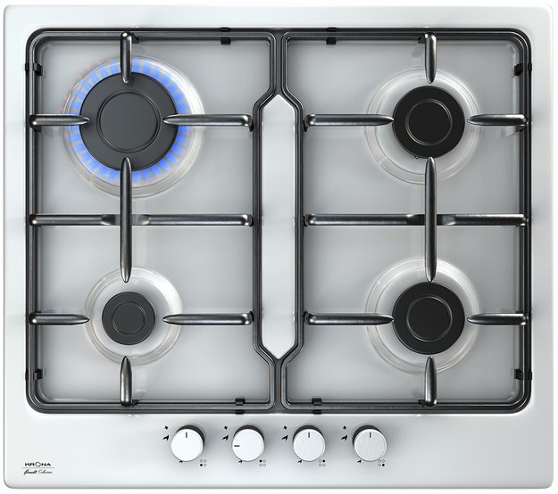Газовая варочная поверхность KRONA ORTICA 60 WH (preview 1)