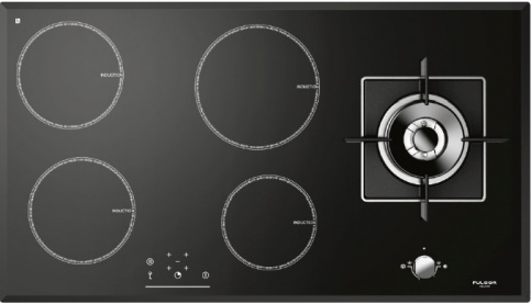 Газо-электрическая панель Fulgor Milano SH 905 ID G DWK BK (preview 1)