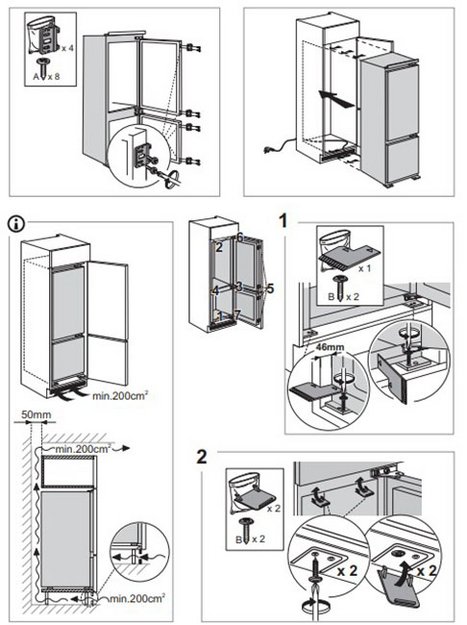 Встраиваемый холодильник Franke FCB 320 S NE E (preview 4)