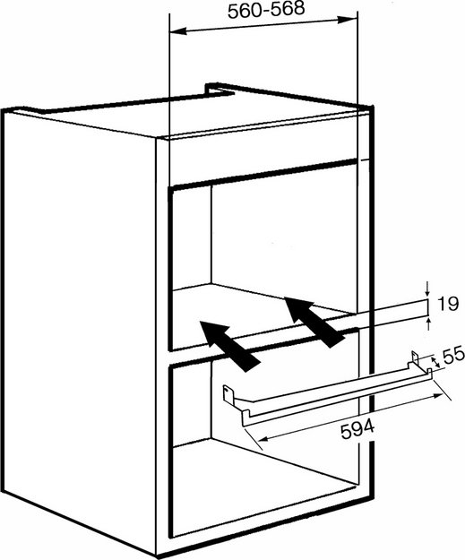 Соединительная планка для духовых шкафов Smeg PR3845N (preview 3)