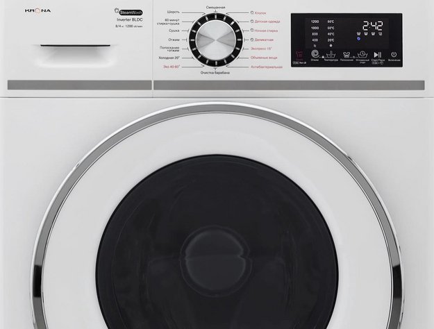 Стиральная машина KRONA ITTER OPTI WHITE 1200 8/4K WDM (фото 6) Стиральная машина KRONA ITTER OPTI WHITE 1200 8/4K WDM (preview 6)