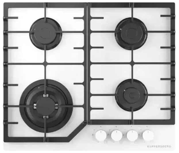 Газовая варочная панель Kuppersberg FG 66 W (preview 1)