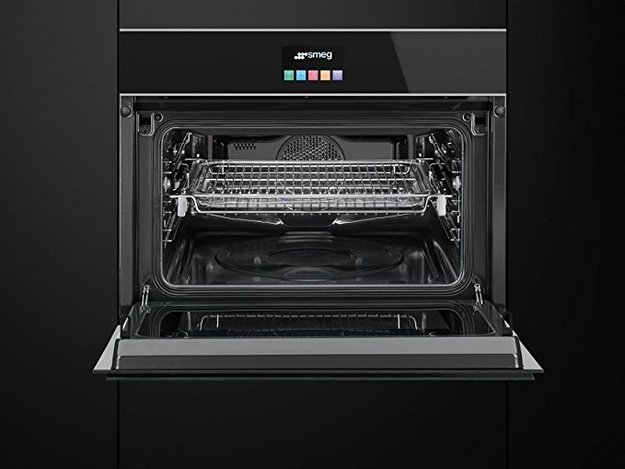 Духовой шкаф комбинированный с микроволновой печью Smeg SF4604PMCNX (фото 3) Духовой шкаф комбинированный с микроволновой печью Smeg SF4604PMCNX (preview 3)