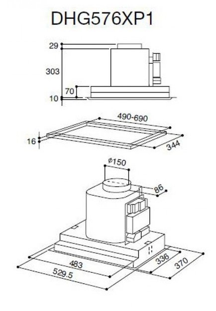 Вытяжка De Dietrich DHG 576 XP 1 (preview 2)
