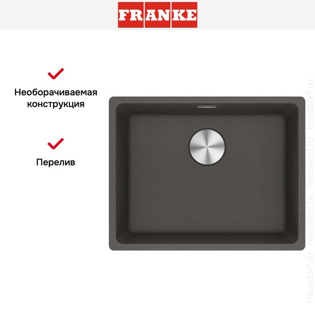 Мойка Franke MRG 110-52 грифельный серый (preview 7)
