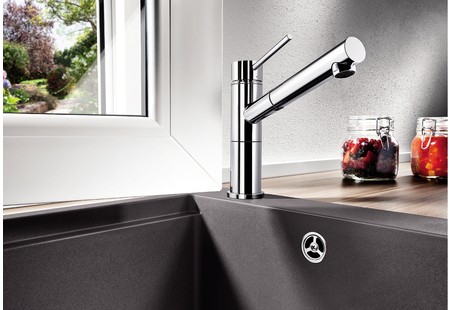 Мойка Blanco Elon XL 6S антрацит клапан-автомат InFino 524834 (preview 10)