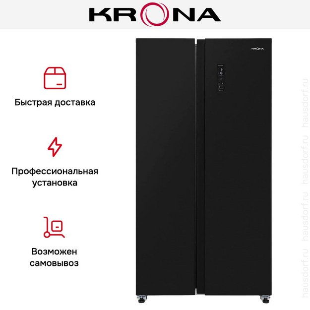 Холодильник KRONA EISKALT 9159 SBS TNF DARK INOX (preview 19)