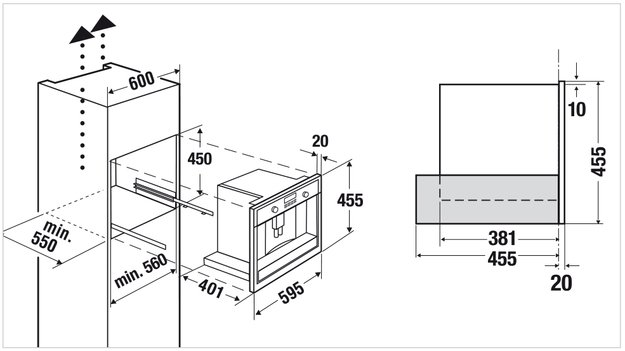 Встраиваемая кофемашина Kuppersbusch CKV 6550.0 G9 Shade of Grey (preview 2)