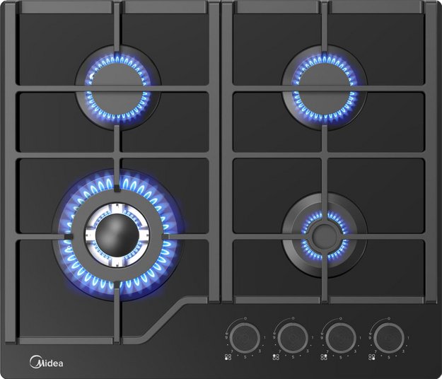 Варочная панель Midea MG697TGB (фото 2) Варочная панель Midea MG697TGB (preview 2)