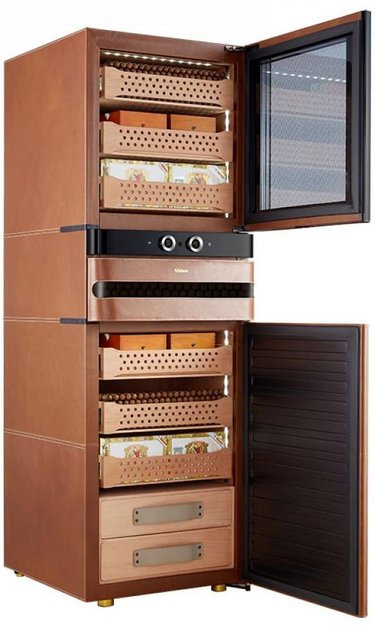 Хьюмидор Afidano L8 (Коньячная кожа) (preview 3)