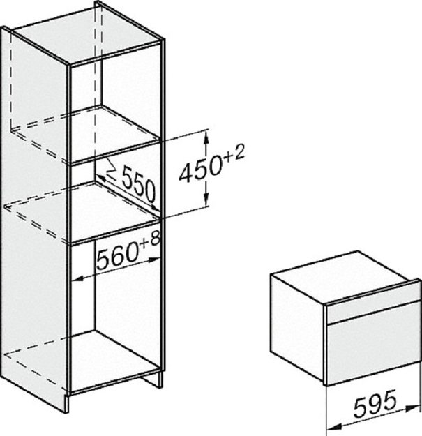 Духовой шкаф Miele H7840BM OBSW с витрины, новый (без коробки) (preview 3)