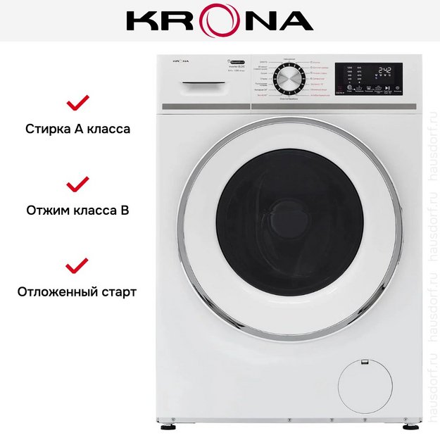Стиральная машина KRONA ITTER OPTI WHITE 1200 8/4K WDM (preview 15)