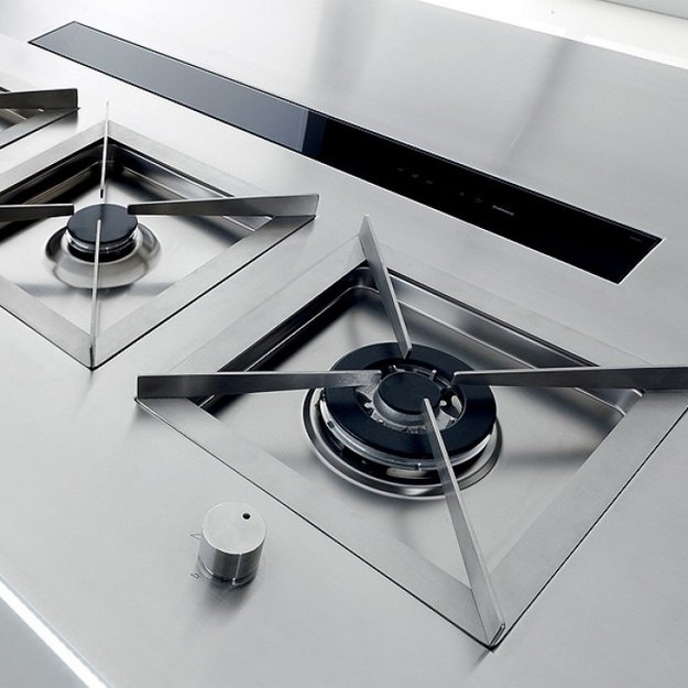 Встраиваемая вытяжка Falmec Down Draft 120 vetro ECP black (preview 3)