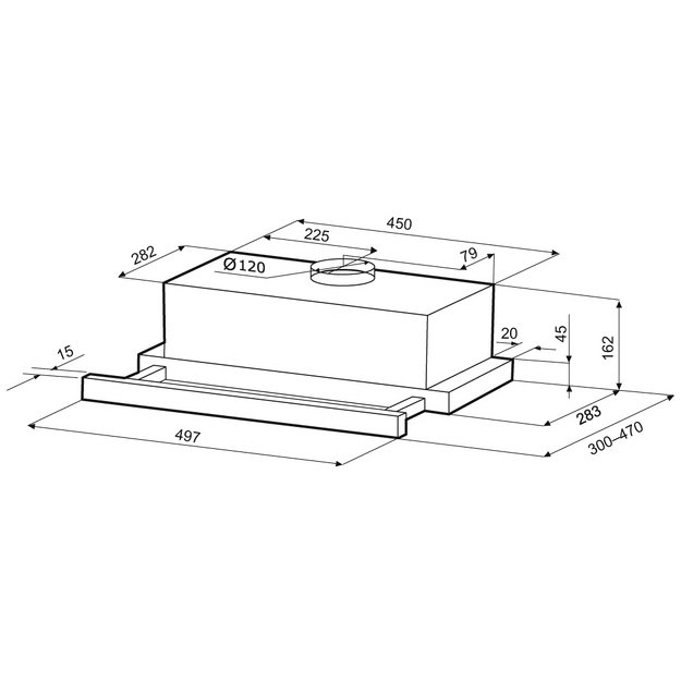 Встраиваемая вытяжка KRONA KAMILLA MV 500 IX (preview 15)