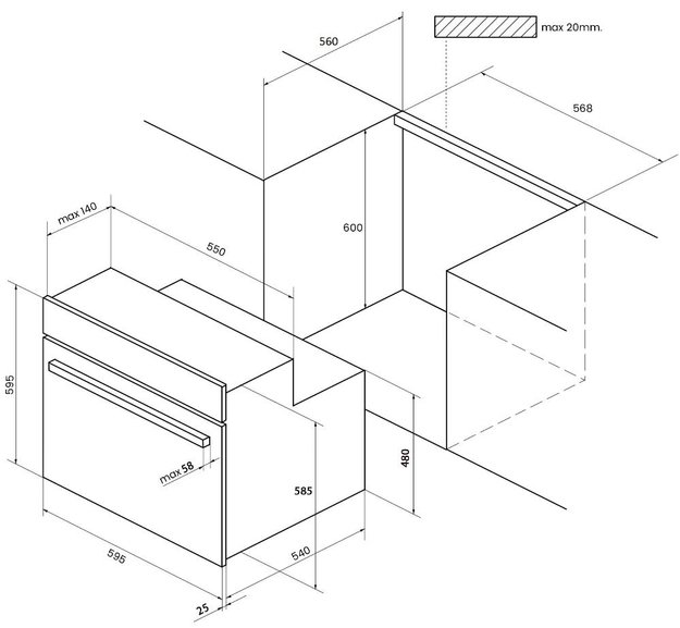 Духовой шкаф Kuppersberg SR 605 W Silver (preview 7)