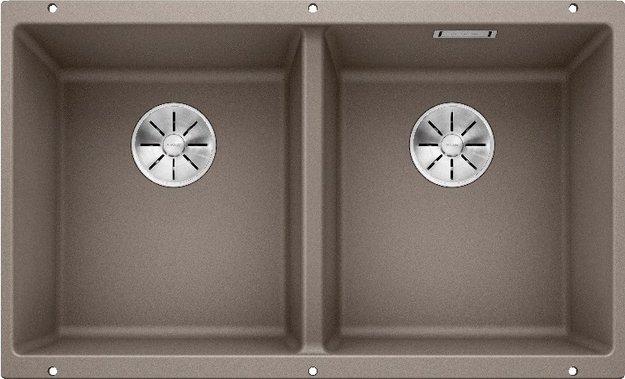 Мойка BLANCO SUBLINE 350/350-U Silgranit серый беж (preview 1)