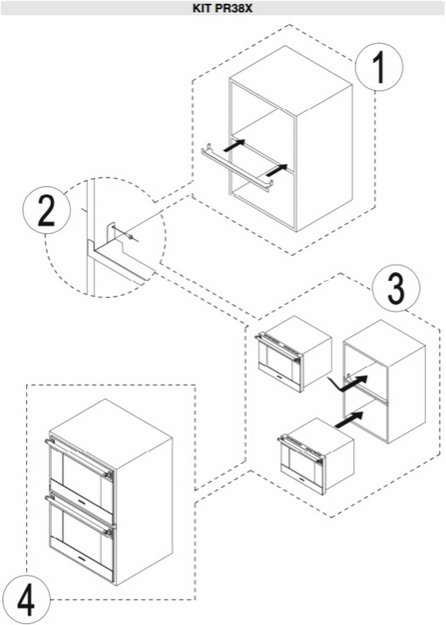 Соединительная планка для духовых шкафов Smeg PR3845N (preview 4)
