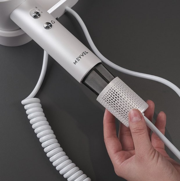 Настенный фен Meyvel MF11-1600 Белый (White) (preview 4)