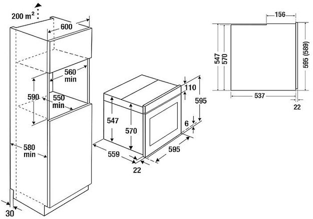 Духовой шкаф с паром Kuppersbusch BD 6340.0 S9 Shade of Grey (preview 4)