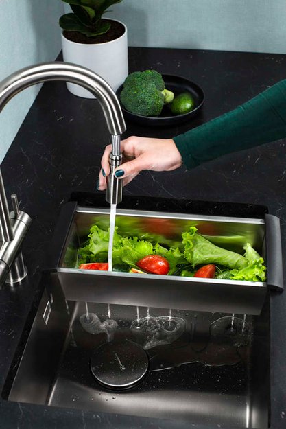 Коландер для мойки Omoikiri CO-02 GB (фото 3) Коландер для мойки Omoikiri CO-02 GB (preview 3)