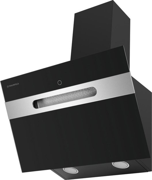 Кухонная вытяжка MAUNFELD Moon 60 черный\вставка сатин (preview 2)
