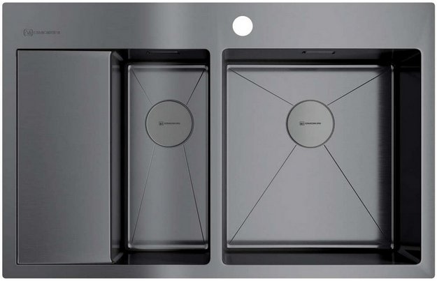 Мойка Omoikiri AKISAME 78-2 GM R new крыло слева (preview 1)