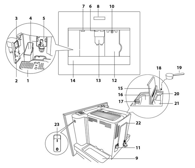Встраиваемая кофемашина Lofra DolceVita 60 YBRS66T BRONZE (preview 6)