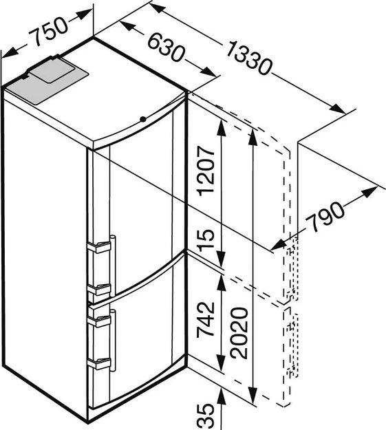 Холодильник Liebherr CN 5113 Comfort NoFrost (preview 5)