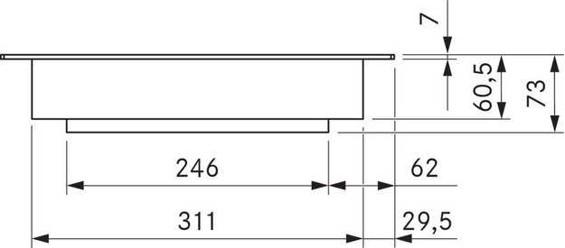 Варочная панель с вытяжкой и установочным комплектом BORA PKAS3FIT (1x PKAS3, 1x PKFI3, 1x PKT3, 1x EFBV90, 1x EF375, 1x EFV) (preview 6)