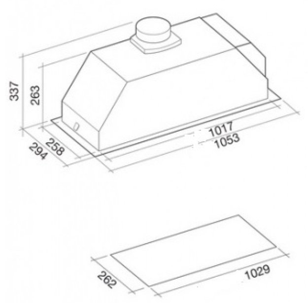 Вытяжка Falmec GRUPPO INCASSO 105 IX (800) ECP (preview 3)