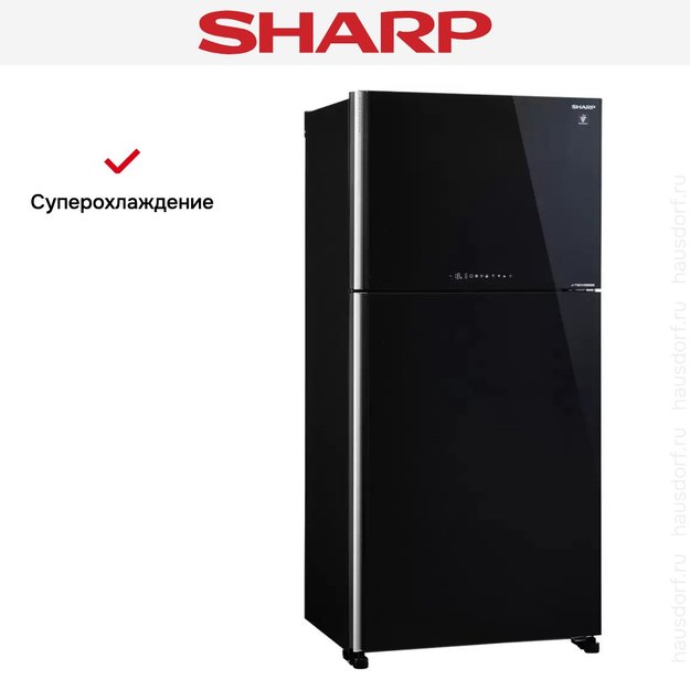 Двухкамерный холодильник Sharp SJ-XG 60 PGBK (preview 4)