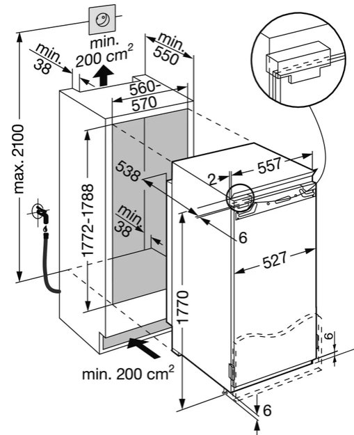 Встраиваемый морозильник Liebherr SIGN 3566 Premium NoFrost (preview 4)
