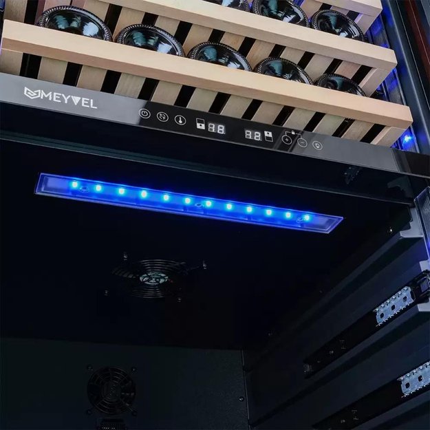 Винный шкаф Meyvel MV99PRO-KBT2 (Тёмный шоколад) (preview 14)