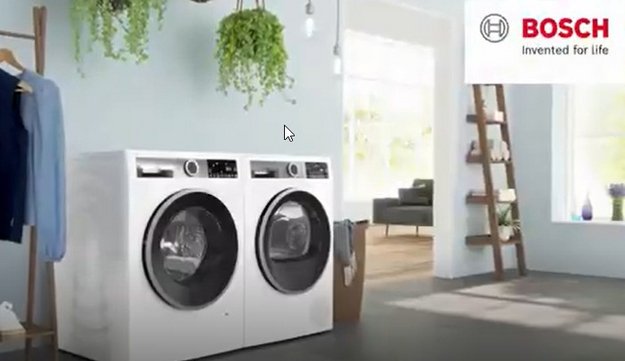Сушильная машина Bosch WQG1420AME (video 3)