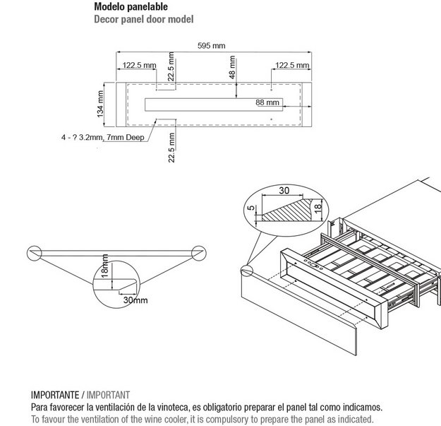 Встраиваемый винный шкаф Pando PVMC 15-5CR (preview 9)