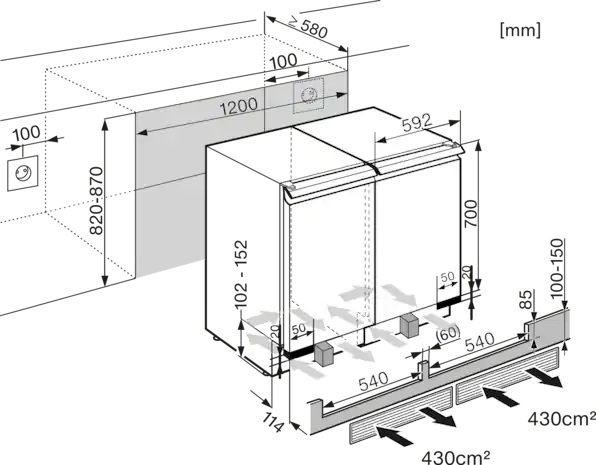 Встраиваемый винный шкаф Miele KWT 6321 UG OBSW (preview 7)