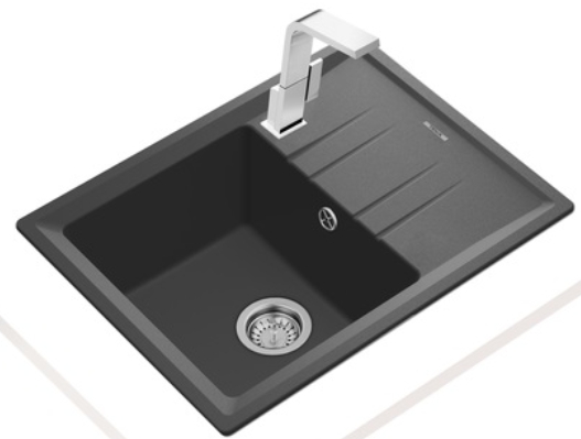 ΠΠΎΠΉΠΊΠ° Teka Stone 45 S-TG 1B 1D darkgrey (ΡΠΎΡΠΎ 2) ΠΠΎΠΉΠΊΠ° Teka Stone 45 S-TG 1B 1D darkgrey (preview 2)